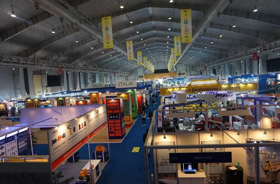 2015年东台富康吊车参加了印度Excon工程机械展会